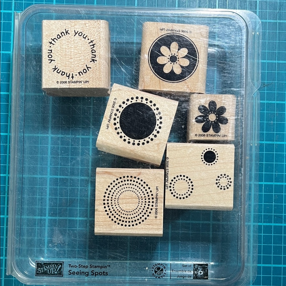 Stampin' Up! Seeing Spots - Wooden Stamp Set